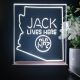 Jack Daniel's Jack Lives Here Arizona LED Desk Light