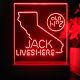 Jack Daniel's Jack Lives Here California LED Desk Light