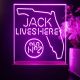 Jack Daniel's Jack Lives Here Florida LED Desk Light