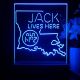 Jack Daniel's Jack Lives Here Louisiana LED Desk Light