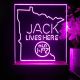 Jack Daniel's Jack Lives Here Minnesota LED Desk Light