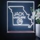 Jack Daniel's Jack Lives Here Missouri LED Desk Light