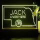 Jack Daniel's Jack Lives Here Nebraska LED Desk Light