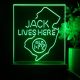 Jack Daniel's Jack Lives Here New Jersey LED Desk Light