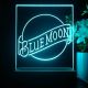 Blue Moon Beer Logo 2 LED Desk Light