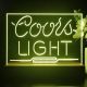 Coors Light Plain Banner LED Desk Light