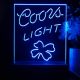 Coors Light Clover Leaf LED Desk Light