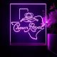Crown Royal Texas Map LED Desk Light