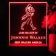 Johnnie Walker Jane Walker Keep Walking America LED Desk Light