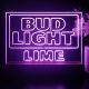 Bud Light Lime Logo LED Desk Light