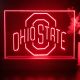 Ohio State Buckeyes Logo 1 LED Desk Light