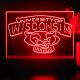 Wisconsin Badgers Logo LED Desk Light