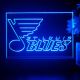 St Louis Blues Logo 2 LED Desk Light