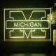 Michigan Wolverines Logo 1 LED Desk Light