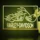 Harley Davidson Fire Bike LED Desk Light
