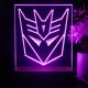 Transformers Decepticon Icon LED Desk Light