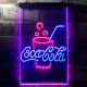 Coca-Cola Cup with Bubbles Neon-Like LED Sign
