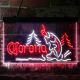 Corona Lake Trout Fishing Neon-Like LED Sign