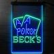 Beck's Poker Neon-Like LED Sign