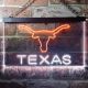 Texas Longhorns Logo 1 Neon-Like LED Sign