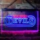 New Jersey Devils Banner Neon-Like LED Sign