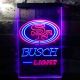 San Francisco 49ers Busch Light Neon-Like LED Sign
