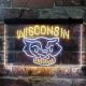 Wisconsin Badgers Logo 2 Neon-Like LED Sign