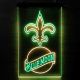 New Orleans Saints Blue Moon Neon-Like LED Sign