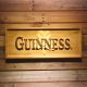 Guinness Shamrock Outline Wood Sign