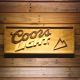 Coors Light Wood Sign