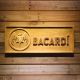 Bacardi Wood Sign