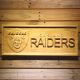 Oakland Raiders Wood Sign