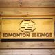 Edmonton Eskimos Wood Sign