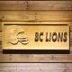 British Columbia Lions Helmet Wood Sign - Legacy Edition