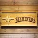 Seattle Mariners 3 Wood Sign