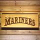 Seattle Mariners 4 Wood Sign