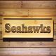 Seattle Seahawks 1976-2001 Text Wood Sign - Legacy Edition