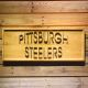 Pittsburgh Steelers Text Wood Sign