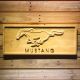 Ford Mustang Wood Sign