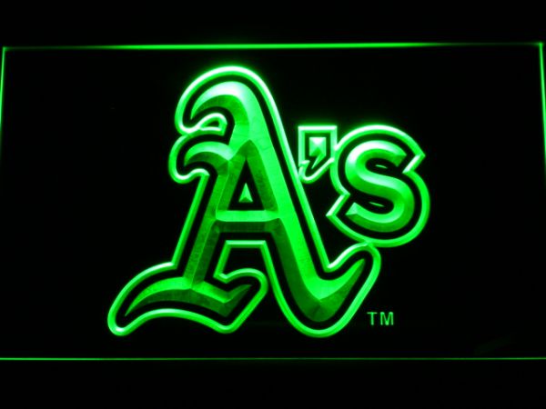 Oakland Athletics 1993-1994 Elephant Logo LED Neon Sign - Legacy Edition