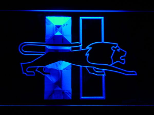 Detroit Lions 1961-1969 LED Neon Sign - Legacy Edition