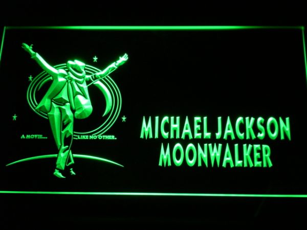 Solformørkelse Synslinie systematisk Michael Jackson Moonwalker LED Neon Sign