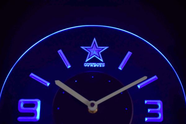Dallas Cowboys Desk Clock.