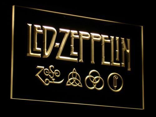 Led Zeppelin :  - Custom LED Neon Light Signs