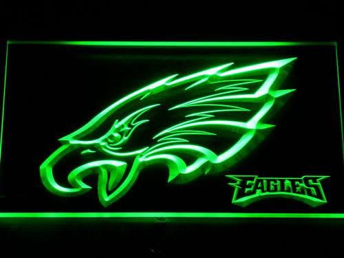 Philadelphia Eagles Helmet Neon Sign Light Lamp –