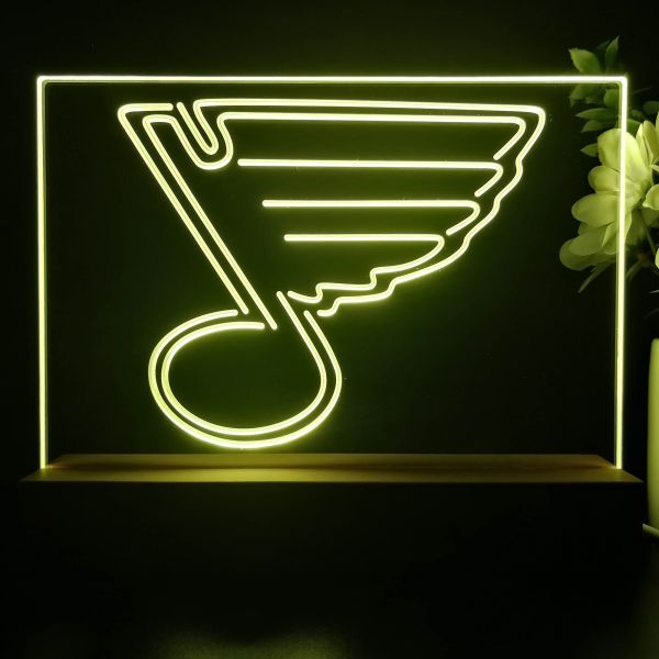 St Louis Blues Logo 1 LED Desk Light