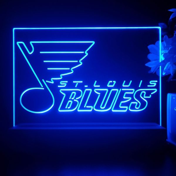 St Louis Blues Logo 1 LED Desk Light