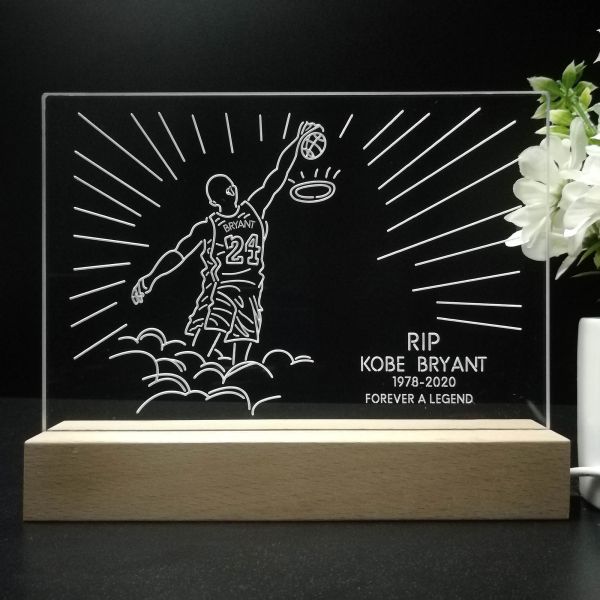 Kobe Bryant Los Angeles Lakers Art of the Sport Engraved Etched