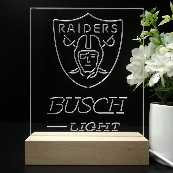 Las Vegas Raiders Acrylic LED Sign (C)