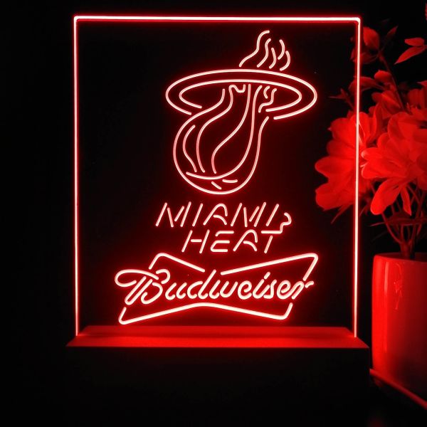 Miami Heat Neon LED Sign 3 Colors